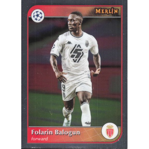 2024-25 TOPPS MERLIN UEFA CLUB COMPETITIONS #169 FOLARIN BALOGUN AS MONACO