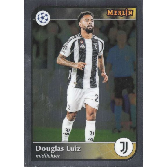 2024-25 TOPPS MERLIN UEFA CLUB COMPETITIONS #26 DOUGLAS LUIZ JUVENTUS
