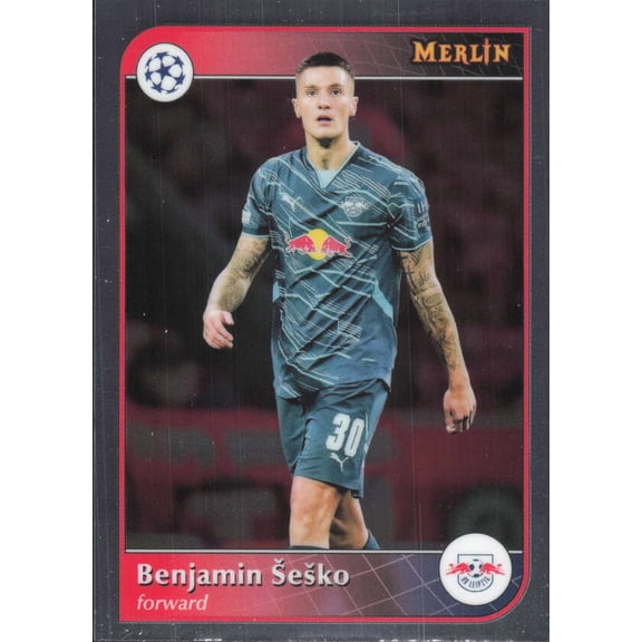 2024-25 TOPPS MERLIN UEFA CLUB COMPETITIONS #30 BENJAMIN SESKO RB LEIPZIG