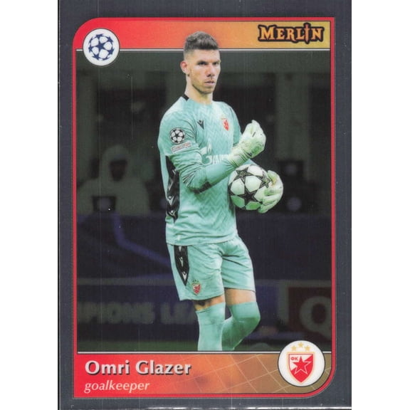 2024-25 TOPPS MERLIN UEFA CLUB COMPETITIONS #83 OMRI GLAZER FK CRVENA ZVEZDA