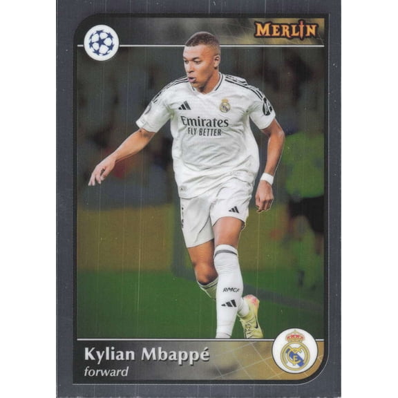 2024-25 TOPPS MERLIN UEFA CLUB COMPETITIONS #9 KYLIAN MBAPPE REAL MADRID C.F.