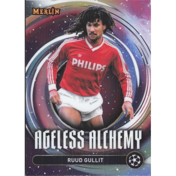 2024-25 TOPPS MERLIN UEFA CLUB COMPETITIONS AGELESS ALCHEMY #AA-13 RUUD GULLIT PSV EINDHOVEN
