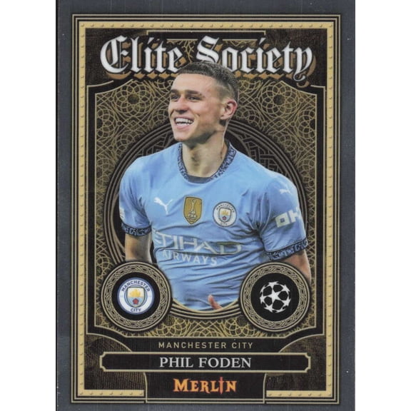 2024-25 TOPPS MERLIN UEFA CLUB COMPETITIONS ELITE SOCIETY #ES-13 PHIL FODEN MANCHESTER CITY