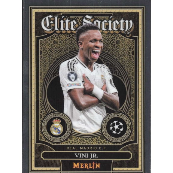 2024-25 TOPPS MERLIN UEFA CLUB COMPETITIONS ELITE SOCIETY #ES-15 VINI JR. REAL MADRID C.F.