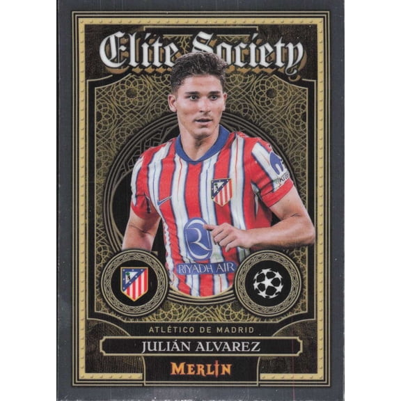 2024-25 TOPPS MERLIN UEFA CLUB COMPETITIONS ELITE SOCIETY #ES-3 JULIAN ALVAREZ ATLETICO DE MADRID