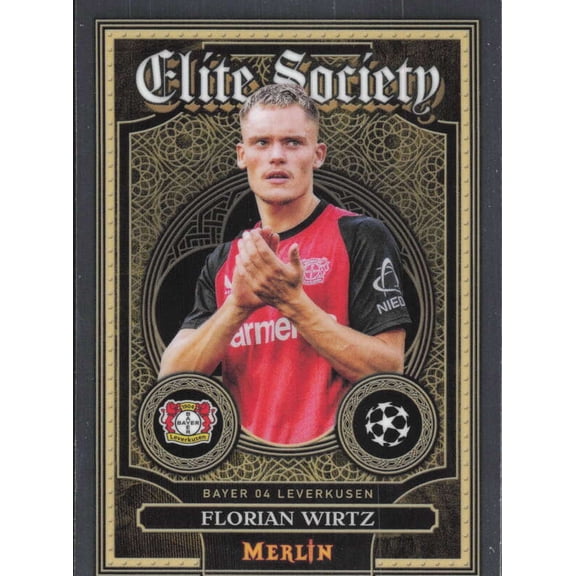 2024-25 TOPPS MERLIN UEFA CLUB COMPETITIONS ELITE SOCIETY #ES-4 FLORIAN WIRTZ BAYER 04 LEVERKUSEN
