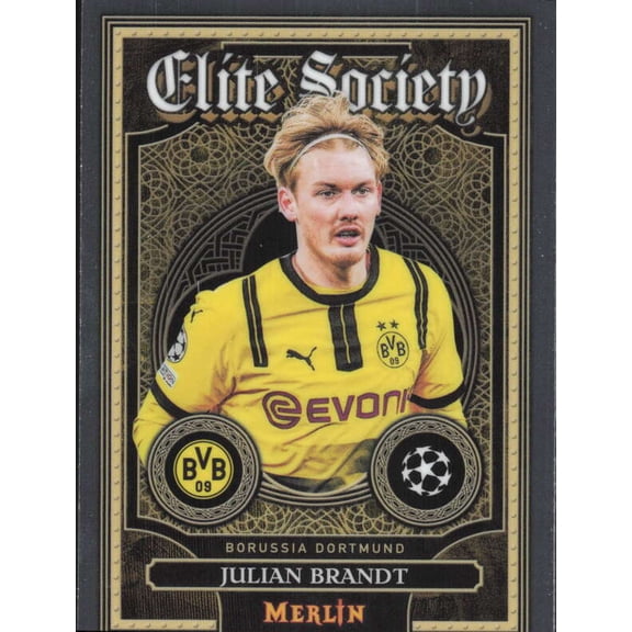 2024-25 TOPPS MERLIN UEFA CLUB COMPETITIONS ELITE SOCIETY #ES-5 JULIAN BRANDT BORUSSIA DORTMUND