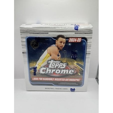 2024-25 Topps Chrome Basketball Mega Box - Factory Sealed
