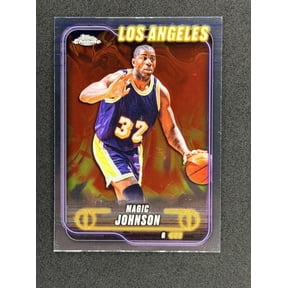 2024-25 Topps Chrome Los Angeles Lakers Magic Johnson #59 Basketball Card Los Angeles Lakers NBA BASKETBALL Trading Card