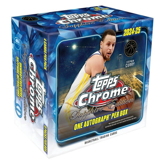 2024-25 Topps Chrome Basketball Sapphire Edition Box - ( Trading Cards)