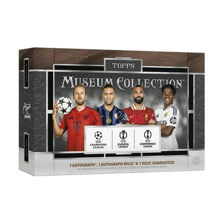 2024-25 Topps UEFA Club Competitions Museum Collection Soccer Hobby Box