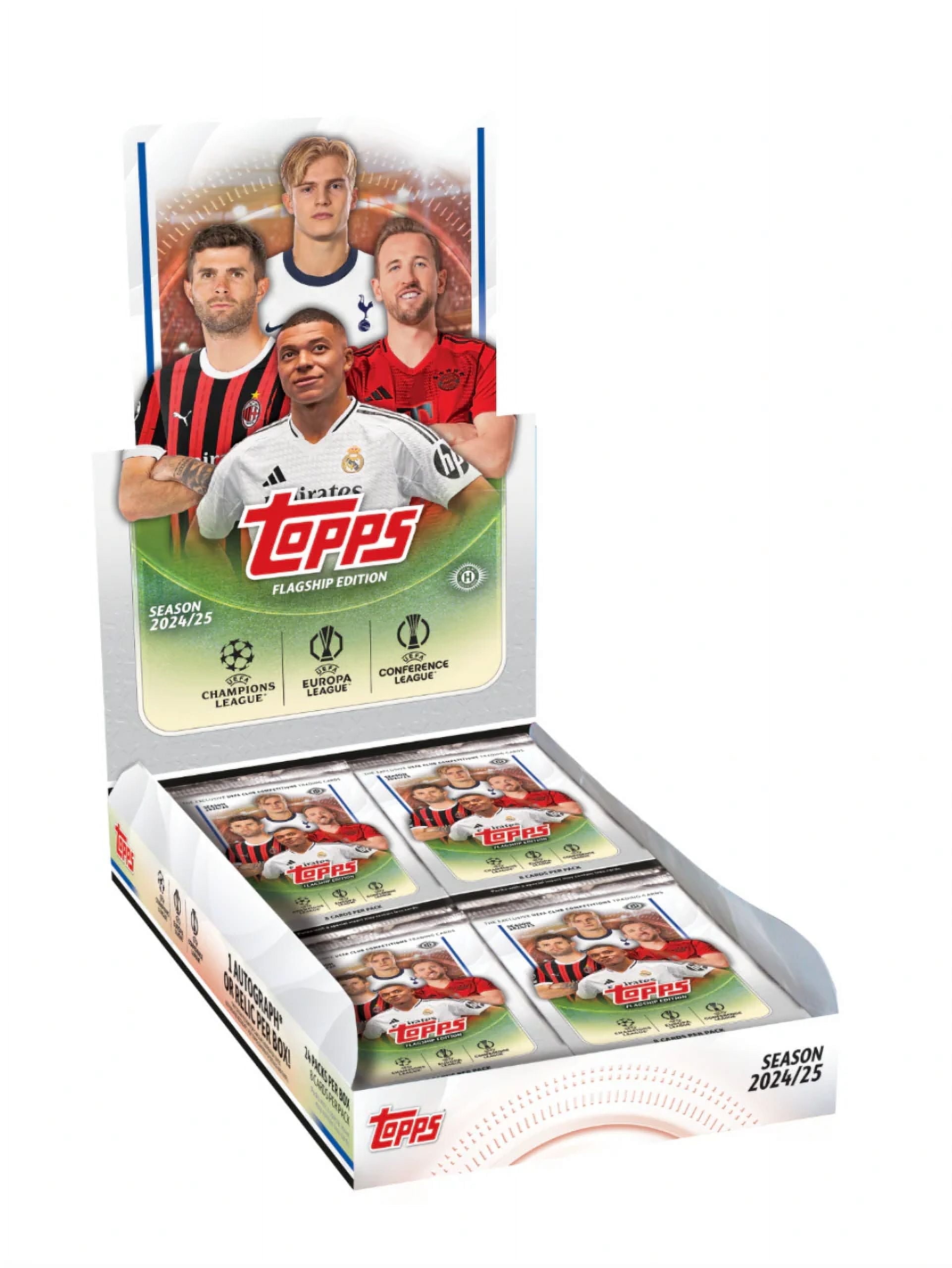 2024/25 Topps UEFA Club Competitions Soccer Hobby Box