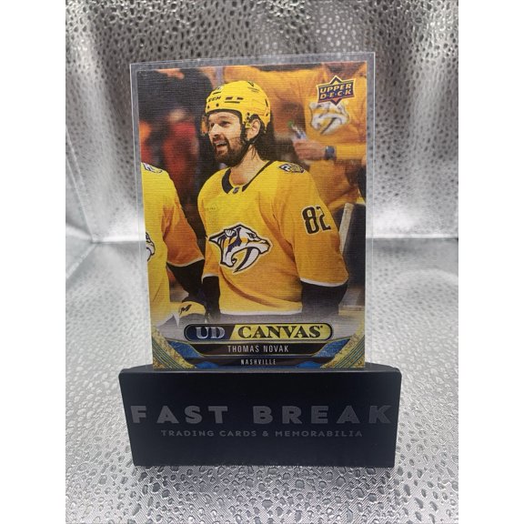 2024-25 Upper Deck Thomas Novak Nashville Predators UD Canvas Insert C-38 Hockey Card
