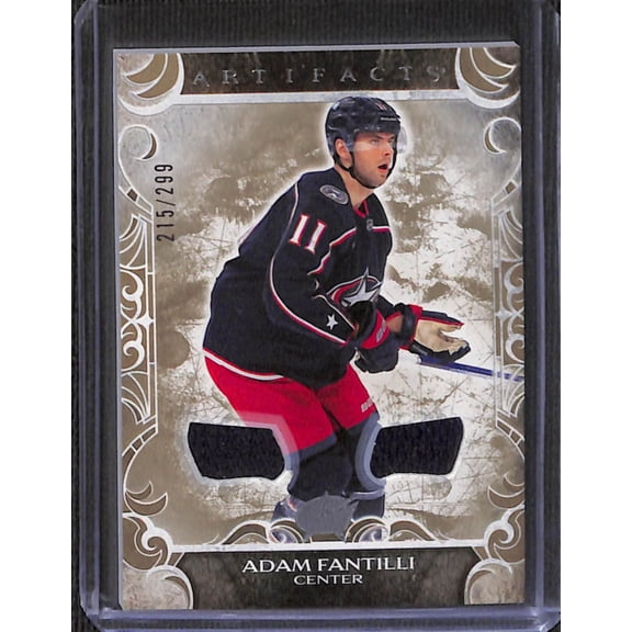 2024-25 Upper Deck Artifacts Adam Fantilli #39 Gold Materials /299