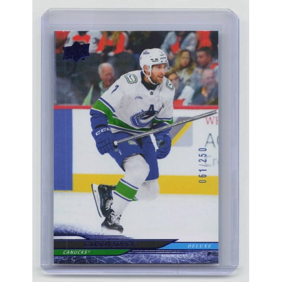 2024-25 Upper Deck Extended Series Carson Soucy #634 Deluxe /250