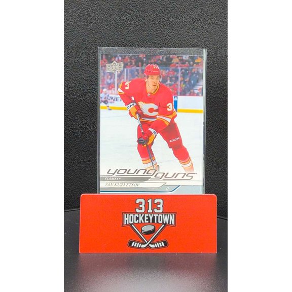 2024-25 Upper Deck Hockey Young Guns Yan Kuznetsov #235 Calgary Flames Hockey Card