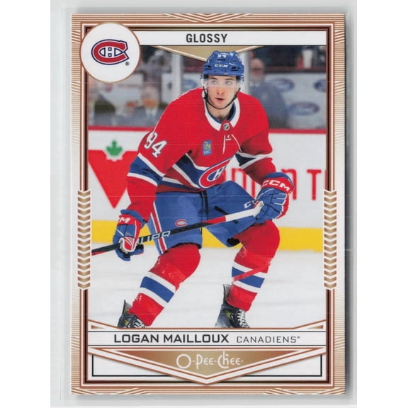 2024-25 Upper Deck O-Pee-Chee Glossy Logan Mailloux #OPC-42 Rookie