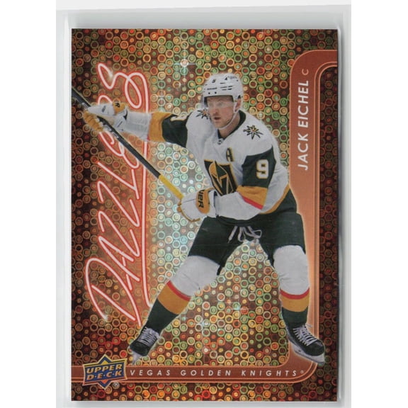 2024-25 Upper Deck Series 2 Dazzlers Orange Jack Eichel #DZ-91 NHL Vegas Golden Knights