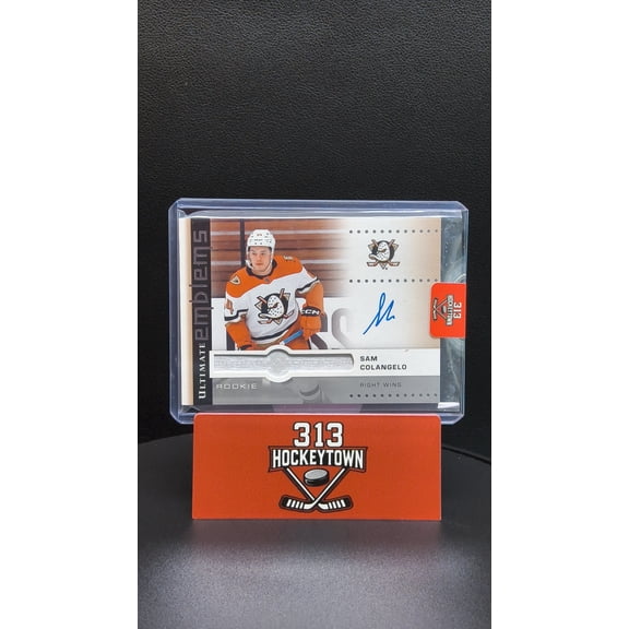 2024-25 Upper Deck Ultimate Collection Ultimate Emblems Sam Colangelo #UER-SC