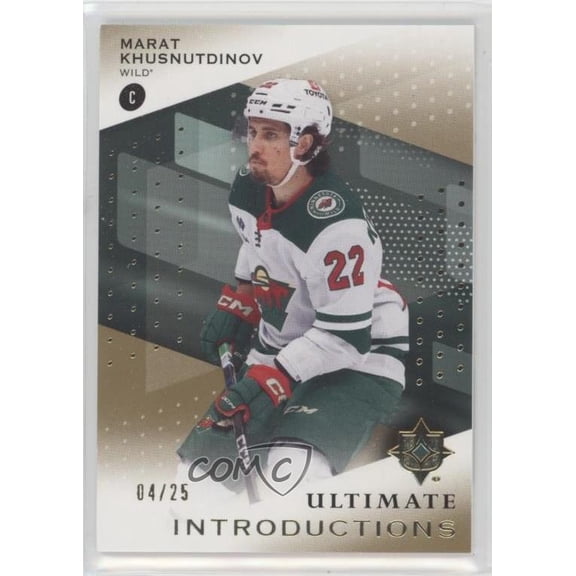 2024-25 Upper Deck Ultimate Collection - Ultimate Introductions - Marat Khusnutdinov #UI-MK Gold /25 Rookie
