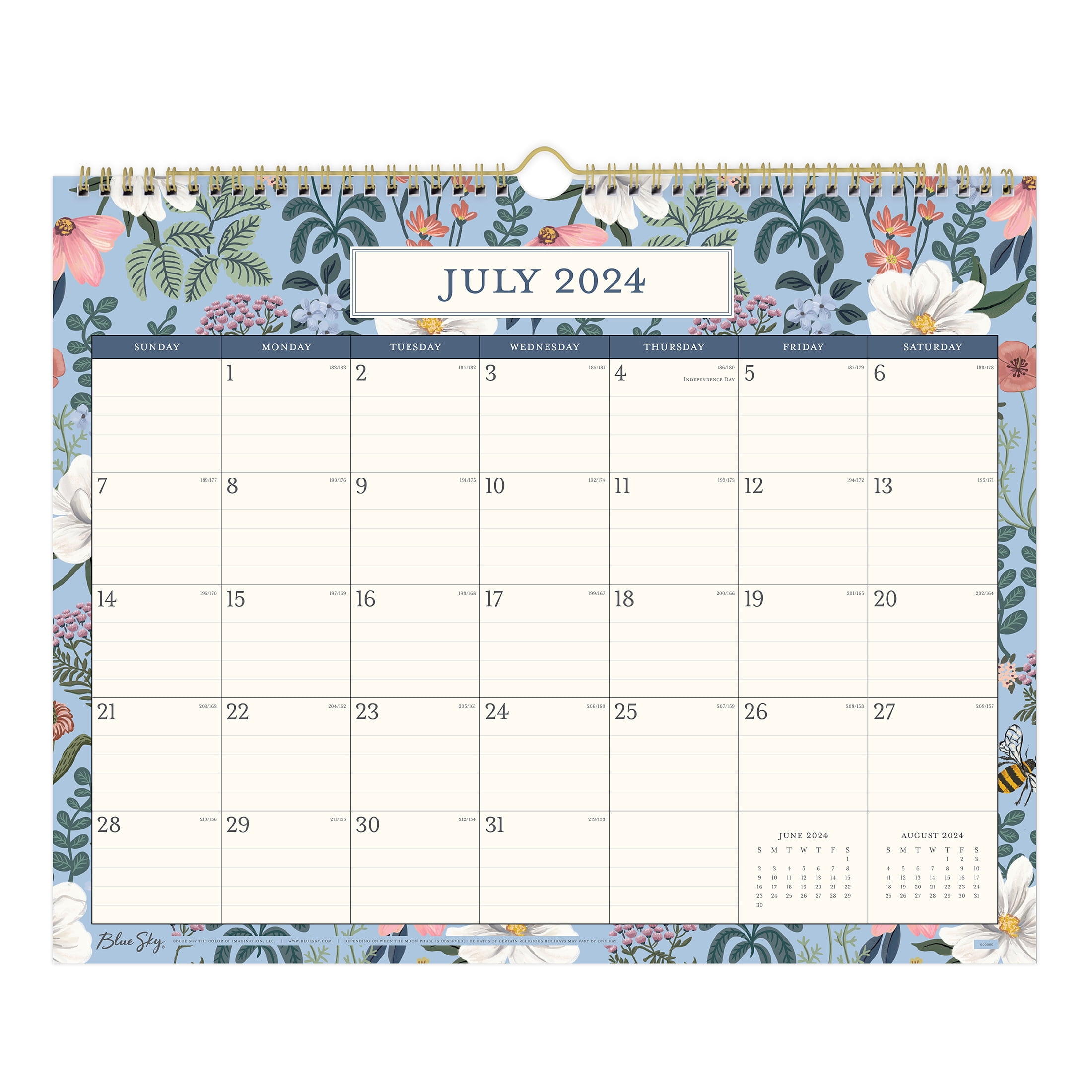 202425 Wall Calendar, 15x12, by Blue Sky, Lukina