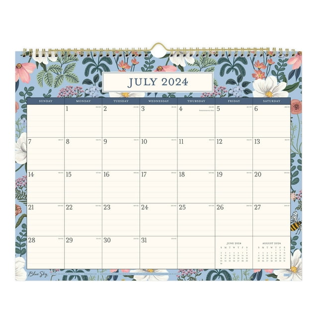 202425 Wall Calendar, 15x12, by Blue Sky, Lukina