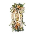 2024 26 Alphabet Glowing Christmas Stair Wreath The Cordless Prelit
