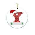 2024 2D Acrylic Christmas Letterr Hanging Pendant, Leodye Black of