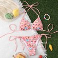 2024 2Pcs New HelloKitty Bikini Set Cute Cartoon Y2k Anime Summer Beach