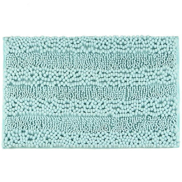 2024 2pcs Chenille Antislip Water Absorbent Mat Bathroom Nonslip Mat