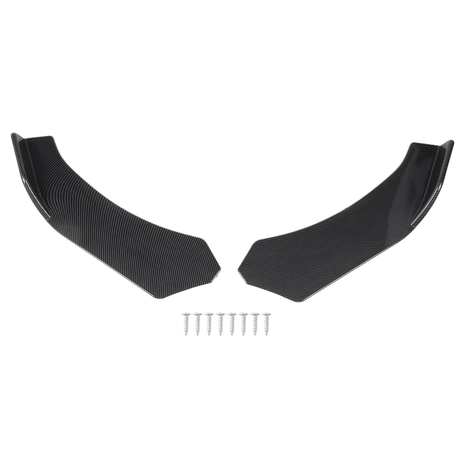 2024 2pcs Front Bumper Lip Universal Carbon Fiber Pattern 57cm Lip ...