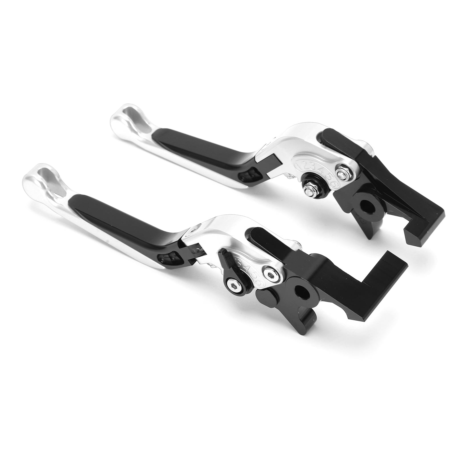 2024 2pcs Motorcycle Brake Clutch Levers Adjustable CNC Aluminium Alloy ...