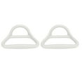2024 2pcs Rubber Boat Horseshoe Ring Durable D Traction Ring Boat