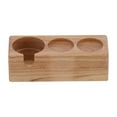 2024 3?Hole Composite Wood Coffee Handle Holder Rack Base Coffee Tamper