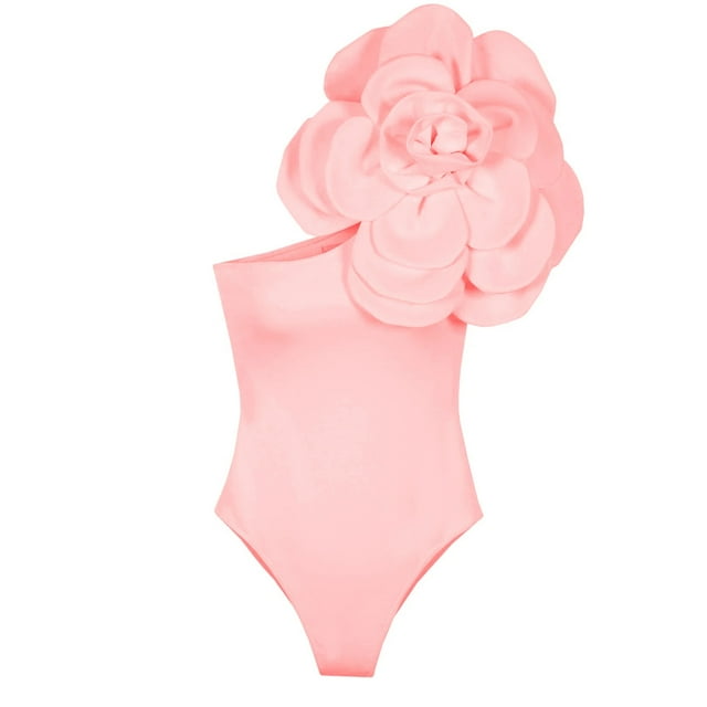 2024 3D Flower One Piece Swimsuit Women Swimwear Monokini Bodysuit ...