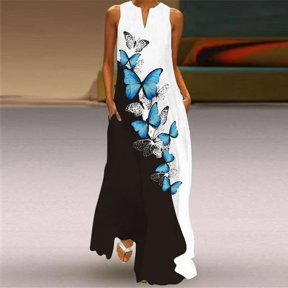 2024 3D Print Fashion Big Dress Party V Neck Summer Sundresses Elegant Large Size Ladies Dresses Women Casual Beach Maxi Dresses