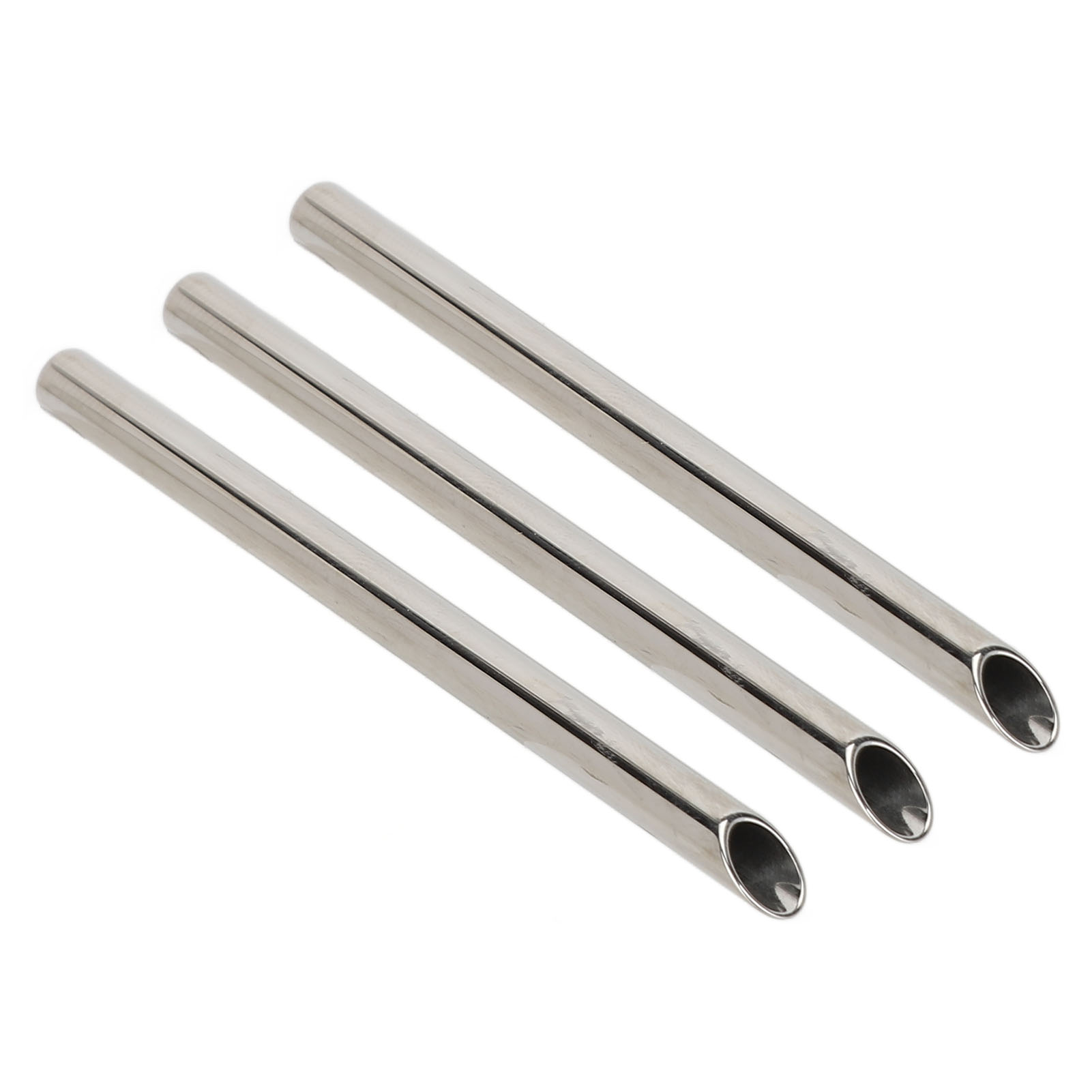 2024 3Pcs Receiving Tubes Medical Grade Stainless Steel Holding