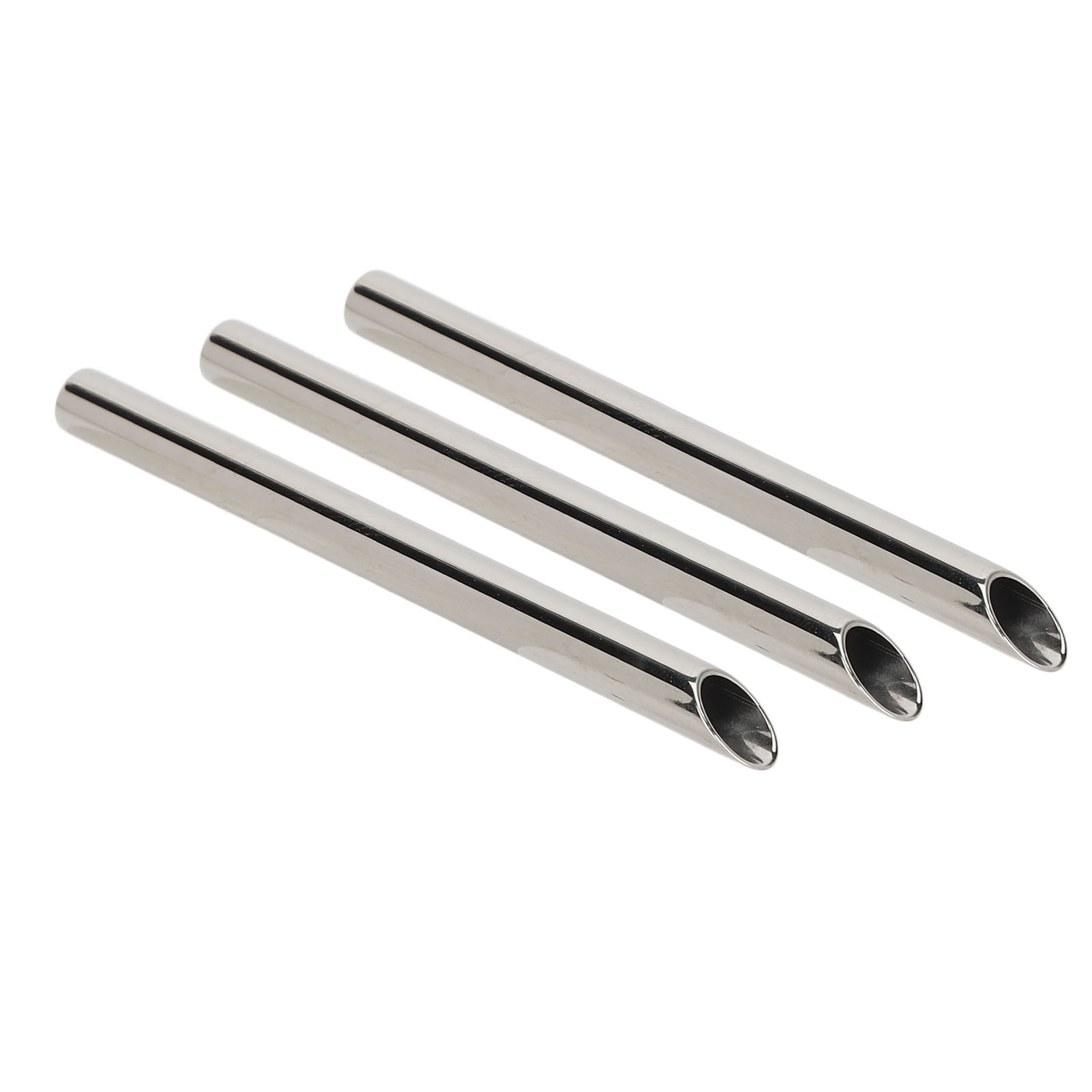 2024 3Pcs Receiving Tubes Medical Grade Stainless Steel Holding