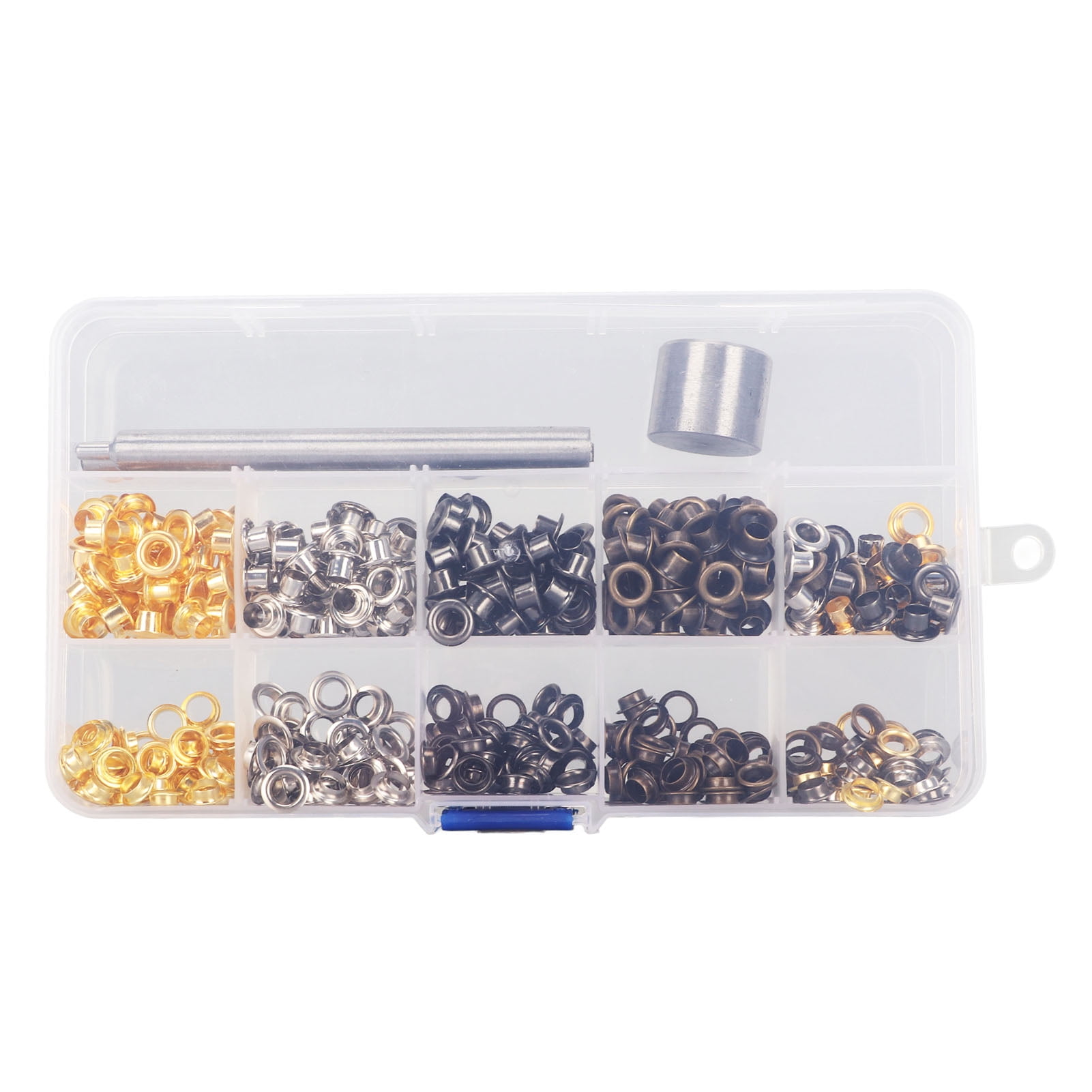 2024 4.5mm Grommet Eyelet Kit with 480 Metal Eyelet 4 Colors Rust