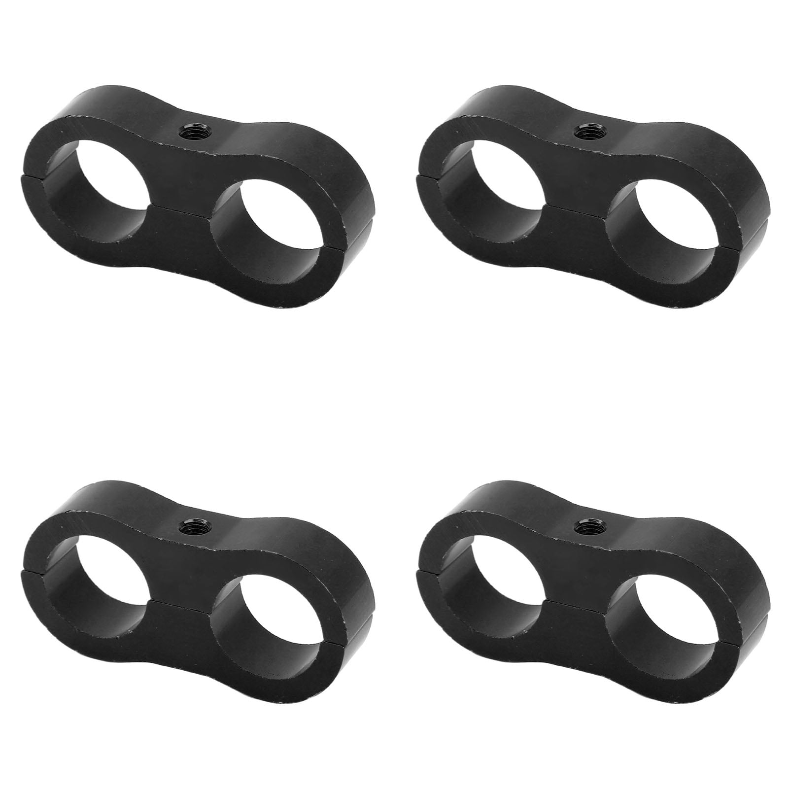 2024 4 Pcs 10AN Hose Separator Clamp Fuel Line Mounting Clamp Mounting