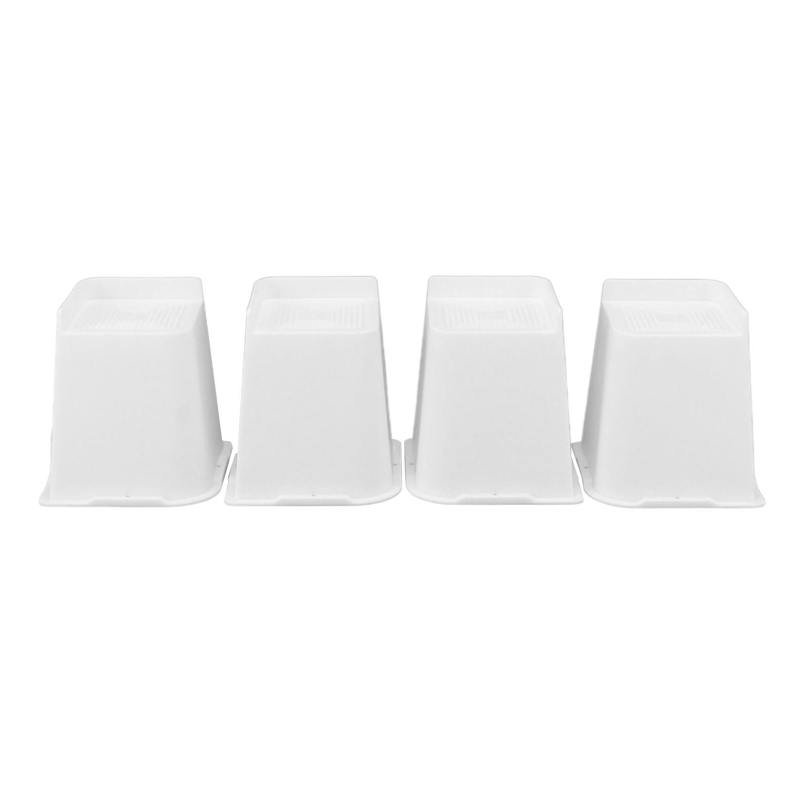 2024 4 Pcs Furniture Risers 6 Inch Raise Trapezoid L Shape Top Anti ...