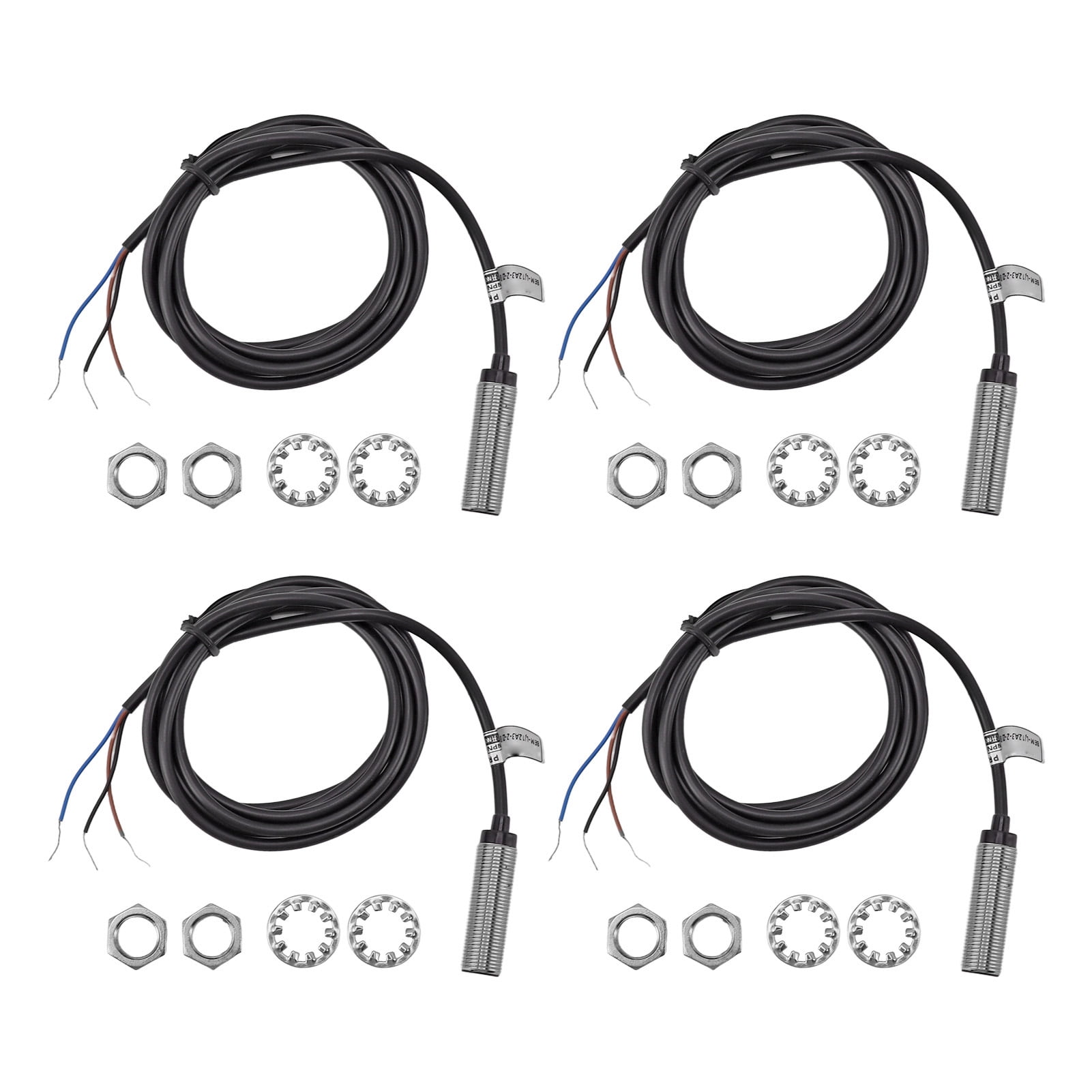 2024 4 Set Proximity Switch 12mm Dia Inductive Proximity Sensor Switch ...