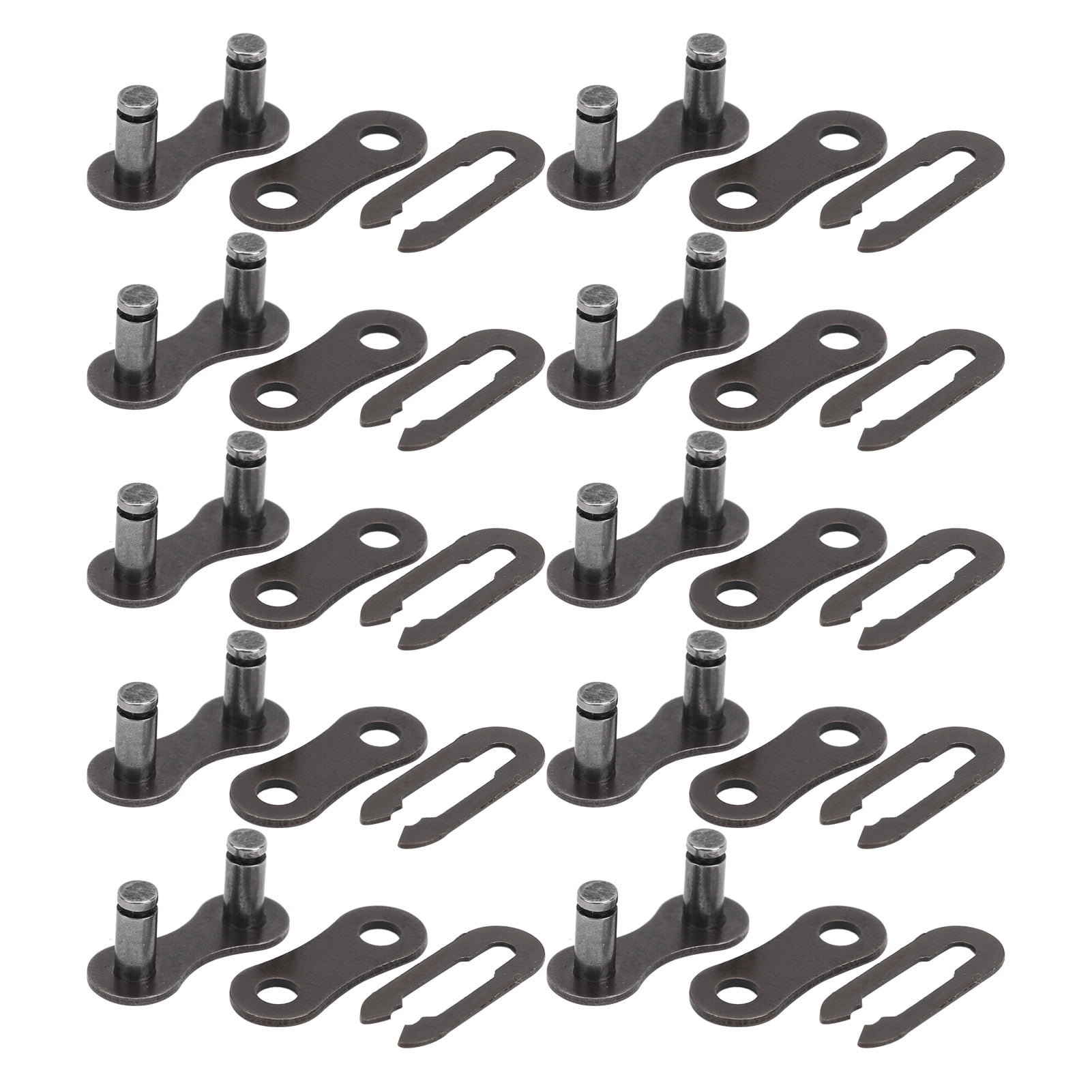 10-Pack 410 Chain Master Links Heavy Duty Steel Connectors For