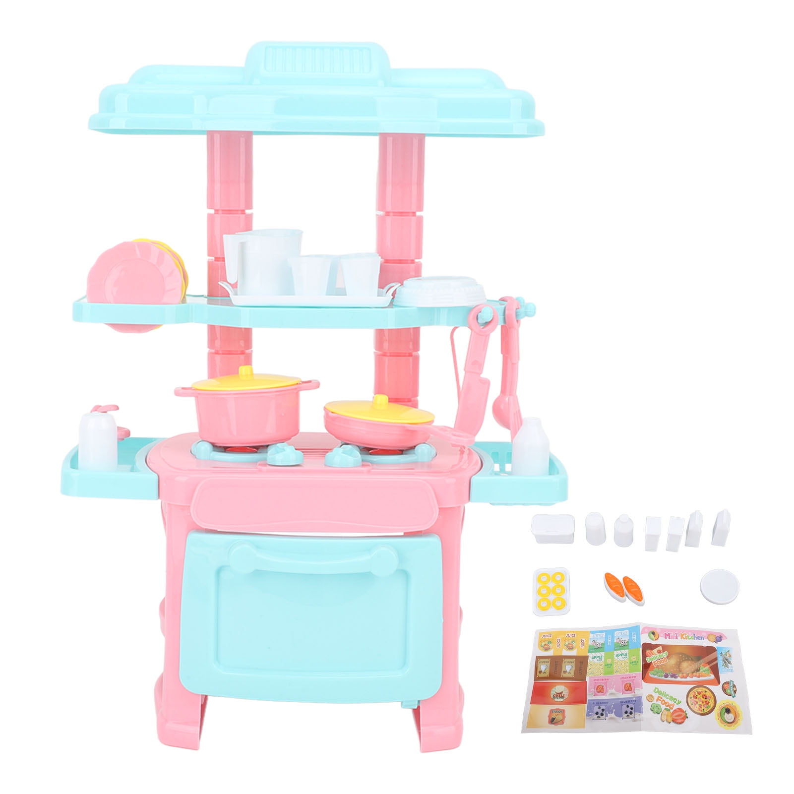 2024 48 PCS Kitchen Toys Set Integrated Realistic Interesting Immersive