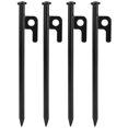 2024 4PCS Steel Outdoor Travel Camping Beach Tent Pegs Pin Stakes