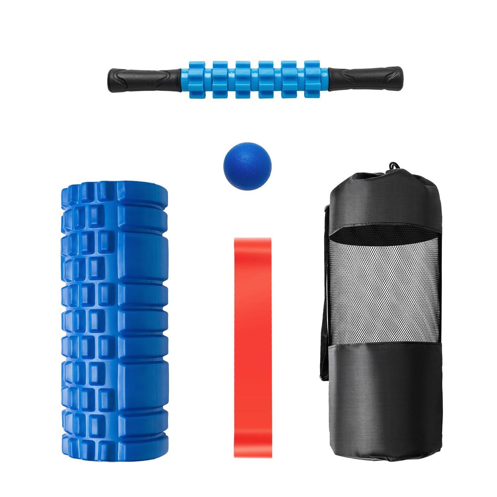 2024 5 In 1 Foam Roller Set For Deep Tissue Muscle Massage High Density ...