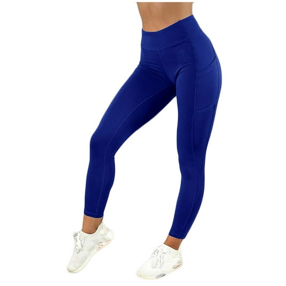 2024 50% Off Clear! asdoklhq Women Plus Size Clearance Pants Womens Stretch Yoga Leggings Fitness Running Gym Sports Full Length Active Pants