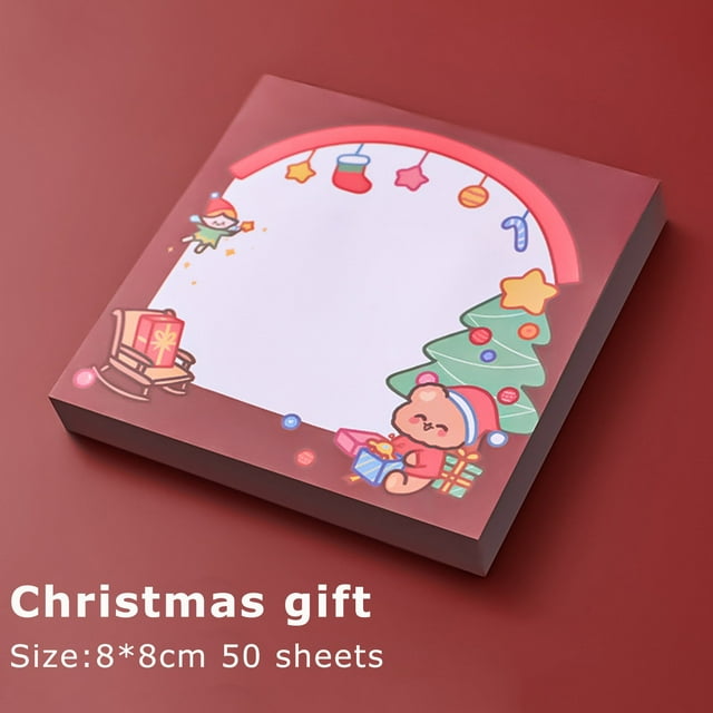 2024 50 Pieces Funny Christmas Notepads, Santa Notepads Christmas