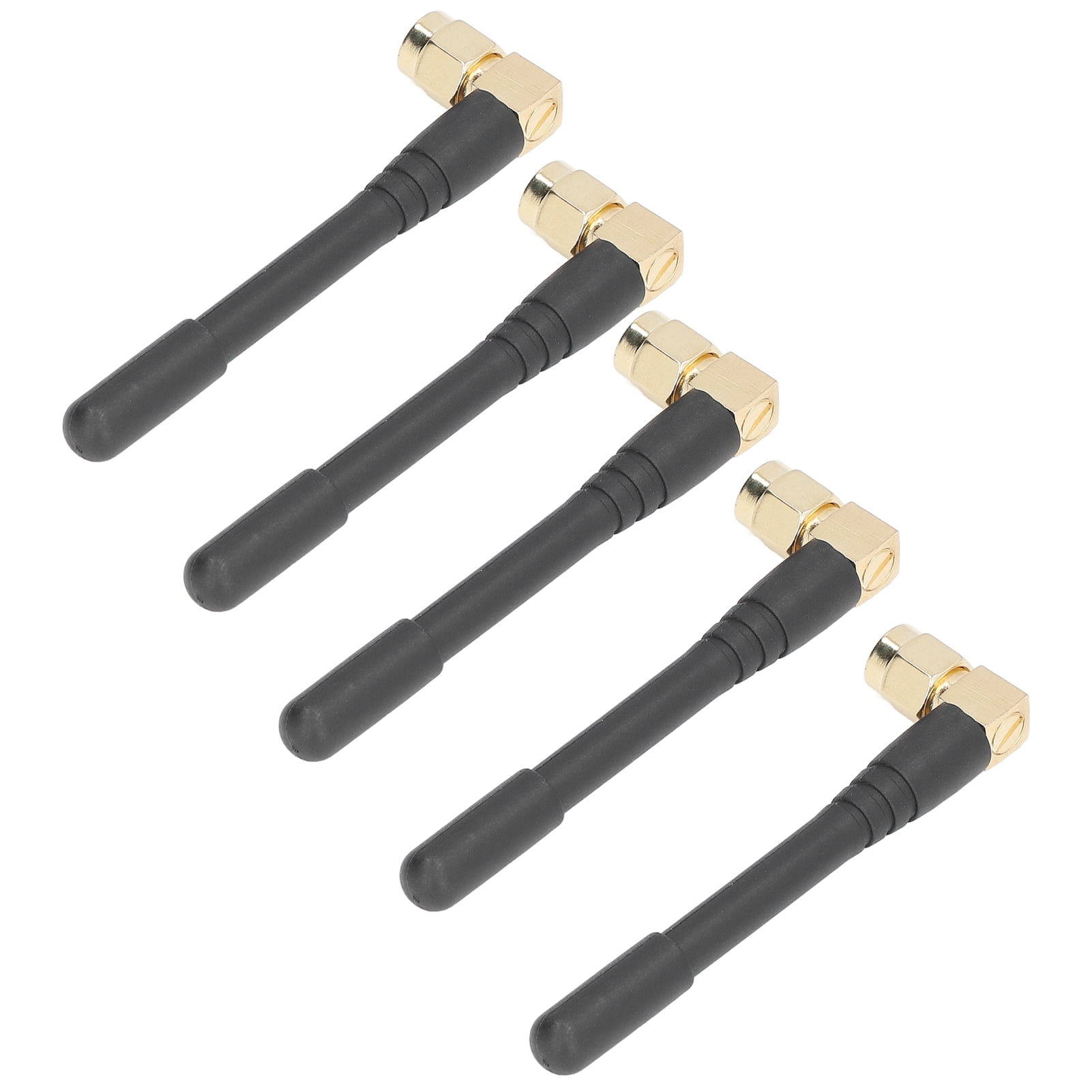2024 5PCS High Gain Antenna SMA Male Elbow Connector Omnidirectional