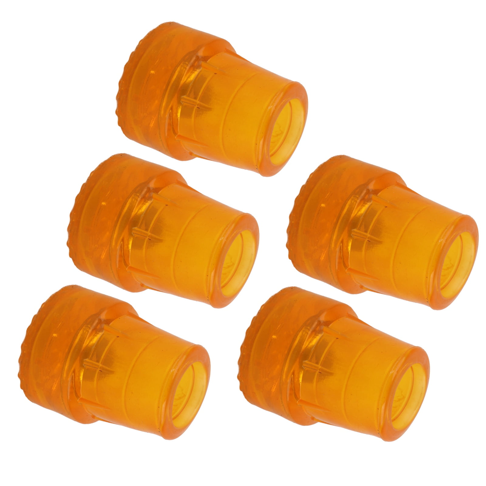 2024 5Pcs 19mm Thicken Crutch Tip Skid Resistant Rubber Cane Tip Wearproof Crutches Accessories